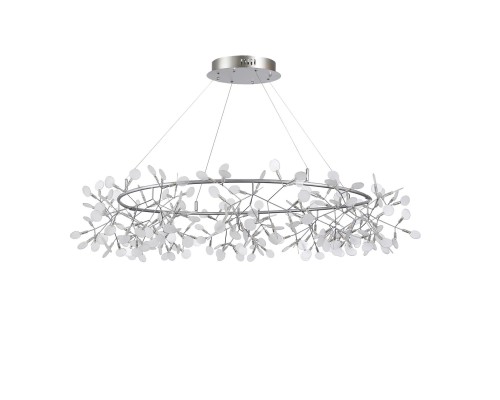 SL379.103.216 Люстра подвесная ST-Luce Серебристый/Белый LED 216*0,5W 3500K RAFINA