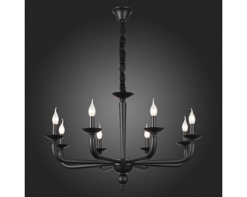 SL1114.403.08 Люстра подвесная ST-Luce Черный E14 8*40W FORTEZA