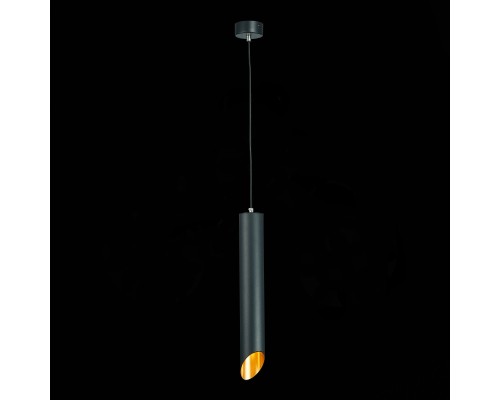 ST152.413.01 Светильник подвесной Черный GU10 1*50W  IP20 D60xH400 220V Без ламп Подвесные светильники