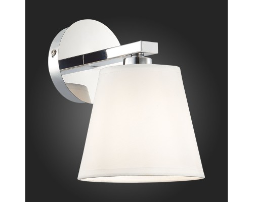 SLE300401-01 Светильник настенный Хром/Белый E14 1*40W PRATO