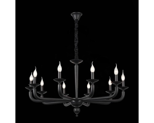 SL1114.403.10 Люстра подвесная ST-Luce Черный E14 10*40W FORTEZA