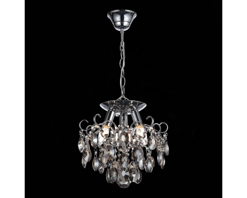 SL846.102.03 Люстра подвесная ST-Luce Темный хром/Тонированный черный E14 3*40W ORECCHINI