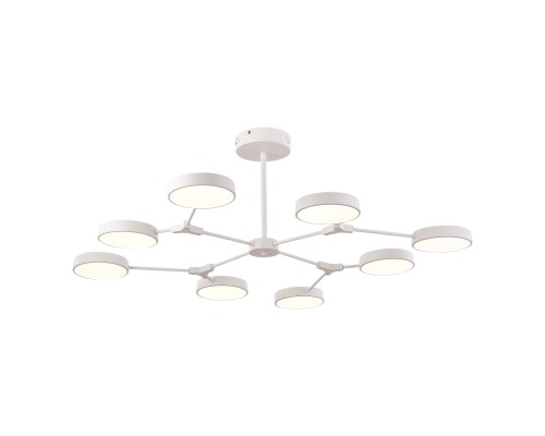 SLE6003-502-08 Светильник потолочный Белый/Белый LED 8*10W MONTA