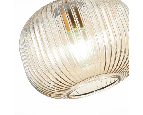 SL1154.313.01 Подвес ST-Luce Латунь/Коньячный E27 1*60W GRAN