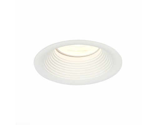 ST202.508.01 Св-к встр. Белый GU10 1*50W  D89xH40 220V Без ламп Встраиваемые светильники