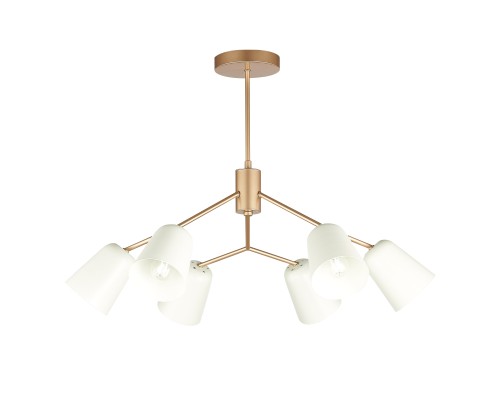 SLE155902-06 Светильник потолочный Золотистый/Белый E14 6*40W MARIO