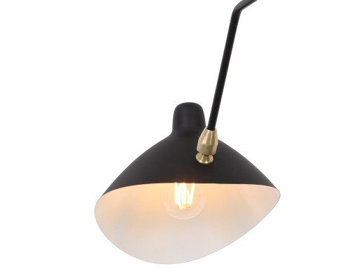 SL305.402.03 Люстра потолочная ST-Luce Черный/Черный, Белый E27 3*60W SPRUZZO