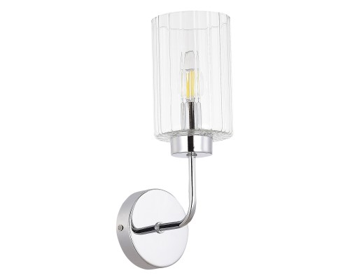 SLE1127-101-01 Светильник настенный Хром/Прозрачный E14 1*40W TILDA
