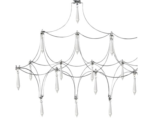 SL6603.103.17 Светильник подвесной ST-Luce Хром/Прозрачный LED 1*17W 4000K GRAVETTA