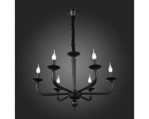 SL1114.403.06 Люстра подвесная ST-Luce Черный E14 6*40W FORTEZA