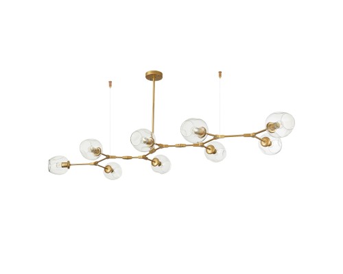 SLE154823-09 Светильник подвесной Золотистый/Прозрачный E27 9*40W RAMETTO