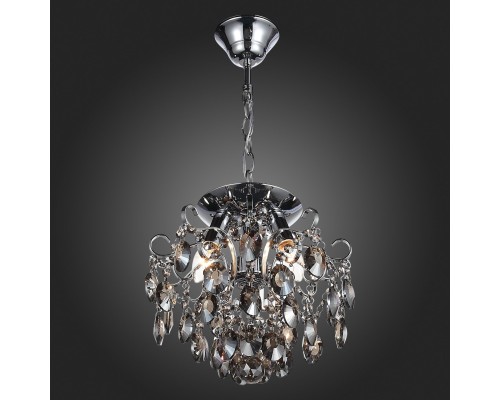 SL846.102.03 Люстра подвесная ST-Luce Темный хром/Тонированный черный E14 3*40W ORECCHINI