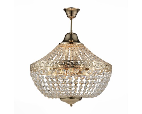 SL669.203.11 Люстра подвесная ST-Luce Французское золото/Прозрачный E14 11*40W ANTICATO