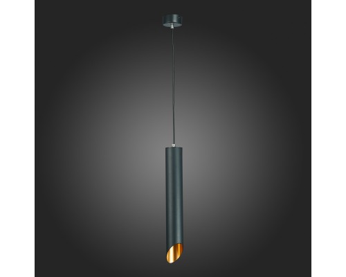 ST152.413.01 Светильник подвесной Черный GU10 1*50W  IP20 D60xH400 220V Без ламп Подвесные светильники