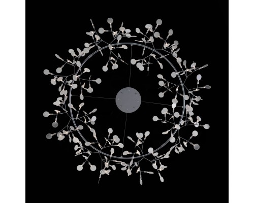 SL379.103.216 Люстра подвесная ST-Luce Серебристый/Белый LED 216*0,5W 3500K RAFINA