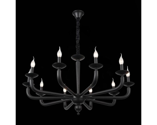 SL1114.403.10 Люстра подвесная ST-Luce Черный E14 10*40W FORTEZA