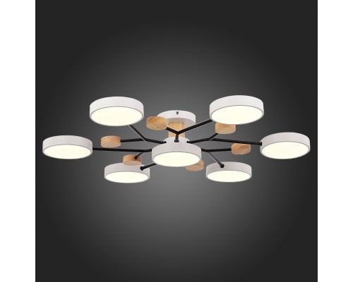 SLE6006-502-07 Светильник потолочный Белый/Белый LED 7*12W 3000K/4500K/6000K FAEMA