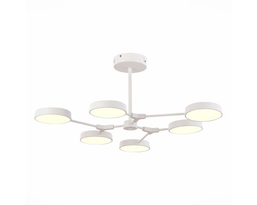 SLE6003-502-06 Светильник потолочный Белый/Белый LED 6*10W MONTA