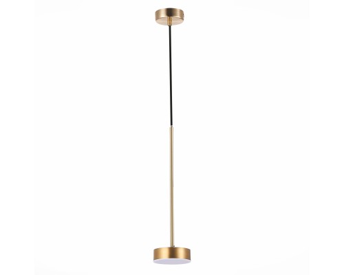 SL6000.303.01 Светильник подвесной ST-Luce Латунь/Латунь LED 1*7W 3000K PANCES