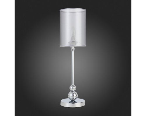 SLE107104-01 Прикроватная лампа Хром/Серебристый E14 1*40W PAZIONE