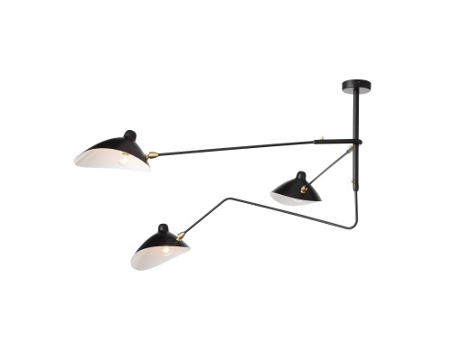 SL305.402.03 Люстра потолочная ST-Luce Черный/Черный, Белый E27 3*60W SPRUZZO