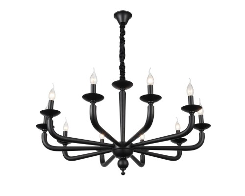 SL1114.403.10 Люстра подвесная ST-Luce Черный E14 10*40W FORTEZA