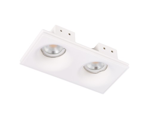 ST254.328.02 Св-к встр. из гипса Белый GU10 2*50W IP20 L200xW100xH45 180-240V Без ламп Встраиваемые светильники