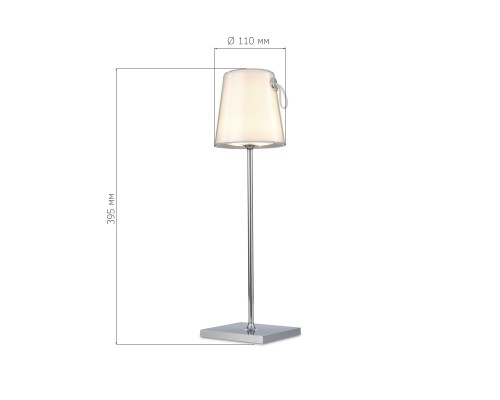 SL1009.104.01 Прикроватная лампа ST-Luce Хром/Белый LED 1*5W 3000K+RGB PORTALI