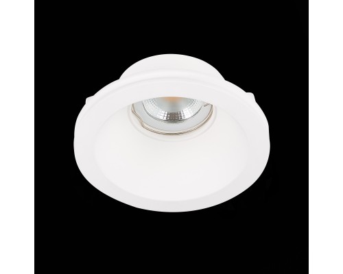 ST254.308.01 Св-к встр. из гипса Белый GU10 1*50W  IP20 D120xH50 180-240V Без ламп Встраиваемые светильники