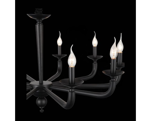 SL1114.403.10 Люстра подвесная ST-Luce Черный E14 10*40W FORTEZA