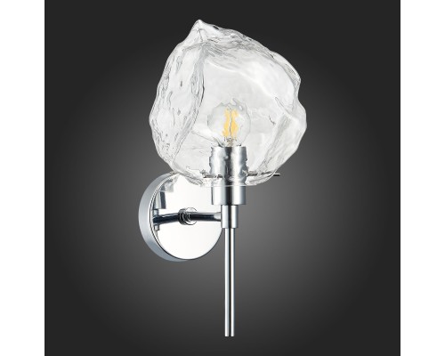 SL1175.101.01 Бра ST-Luce Хром/Прозрачный E14 1*40W PORTICI