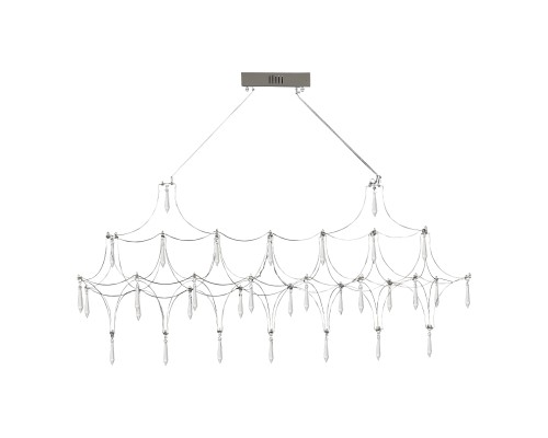 SL6603.103.17 Светильник подвесной ST-Luce Хром/Прозрачный LED 1*17W 4000K GRAVETTA