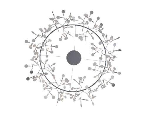 SL379.103.216 Люстра подвесная ST-Luce Серебристый/Белый LED 216*0,5W 3500K RAFINA