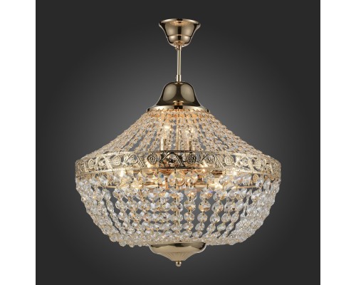 SL669.203.11 Люстра подвесная ST-Luce Французское золото/Прозрачный E14 11*40W ANTICATO