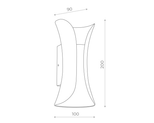 SL1584.511.02 Светильник уличный настенный ST-Luce Белый/Белый LED 2*5W 4000K COSETTO