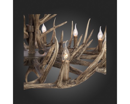 SL154.703.27 Люстра подвесная ST-Luce Серый E14 27*40W (из 3-х коробок) CORNA