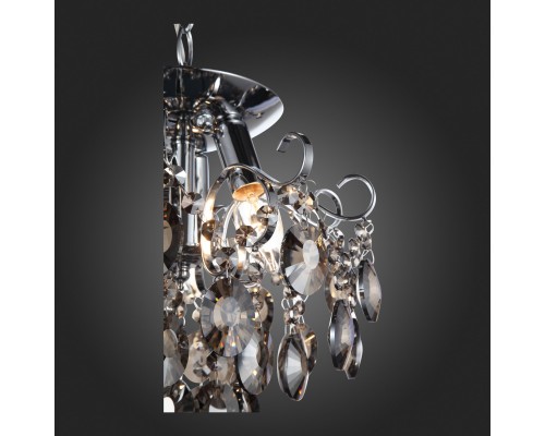 SL846.102.03 Люстра подвесная ST-Luce Темный хром/Тонированный черный E14 3*40W ORECCHINI