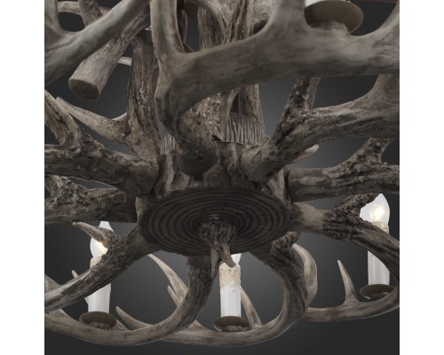 SL154.703.12 Люстра подвесная ST-Luce Серый E14 12*40W CORNA