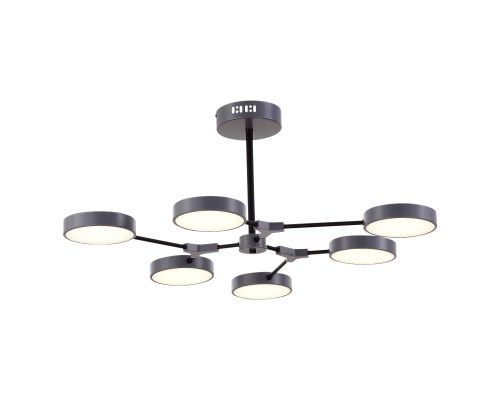 SLE6003-702-06 Светильник потолочный Серый, Черный/Серый LED 6*10W MONTA