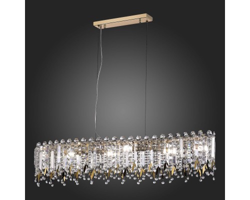 SL1655.213.06 Люстра подвесная ST-Luce Золотистый/Прозрачный E14 6*40W DESIO