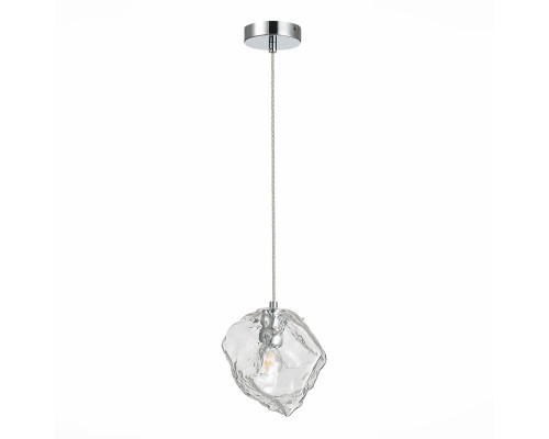 SL1175.103.01 Светильник подвесной ST-Luce Хром/Прозрачный E14 1*40W PORTICI