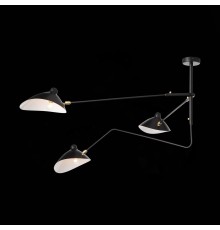 SL305.402.03 Люстра потолочная ST-Luce Черный/Черный, Белый E27 3*60W SPRUZZO