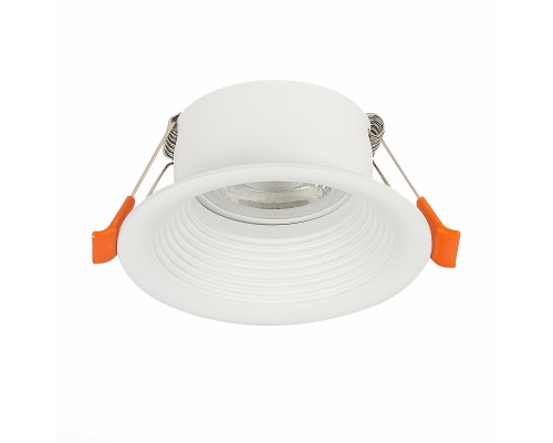 ST202.508.01 Св-к встр. Белый GU10 1*50W  D89xH40 220V Без ламп Встраиваемые светильники