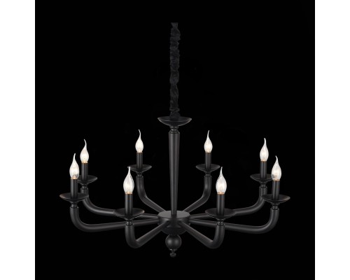SL1114.403.08 Люстра подвесная ST-Luce Черный E14 8*40W FORTEZA