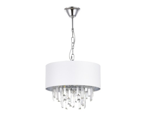 SLE1120-103-05 Светильник подвесной Хром/Белый E14 5*40W DAHLIA