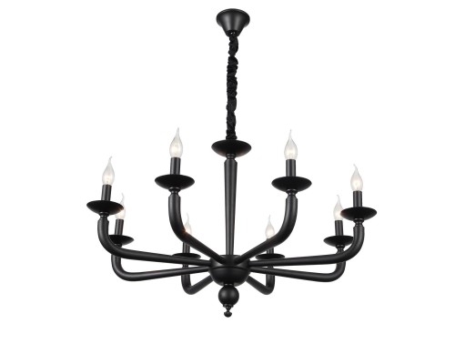 SL1114.403.08 Люстра подвесная ST-Luce Черный E14 8*40W FORTEZA