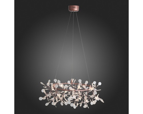 SL379.203.135 Люстра подвесная ST-Luce Медный/Белый LED 135*0,3W 3500K RAFINA