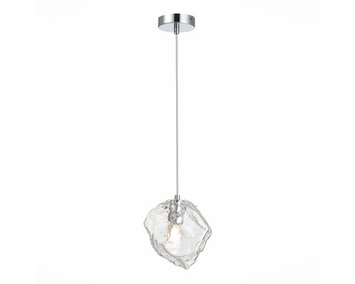 SL1175.103.01 Светильник подвесной ST-Luce Хром/Прозрачный E14 1*40W PORTICI