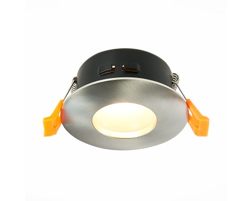 ST213.118.01 Св-к встр. Никель GU10 1*50W  IP44 L84xW84xH50 220V Без ламп ST213