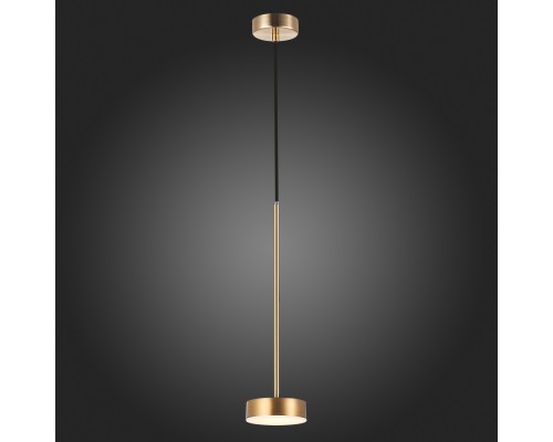 SL6000.303.01 Светильник подвесной ST-Luce Латунь/Латунь LED 1*7W 3000K PANCES
